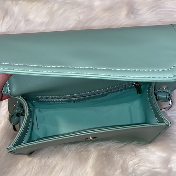 Charles & Keith Save Green Mini Crossbody Buckle Strap Bag - Picture 13 of 16